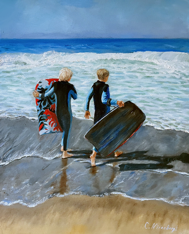 Rainbow Splash Gallery - Paintings in Oil by Cindy Nirenberg - Pet ...